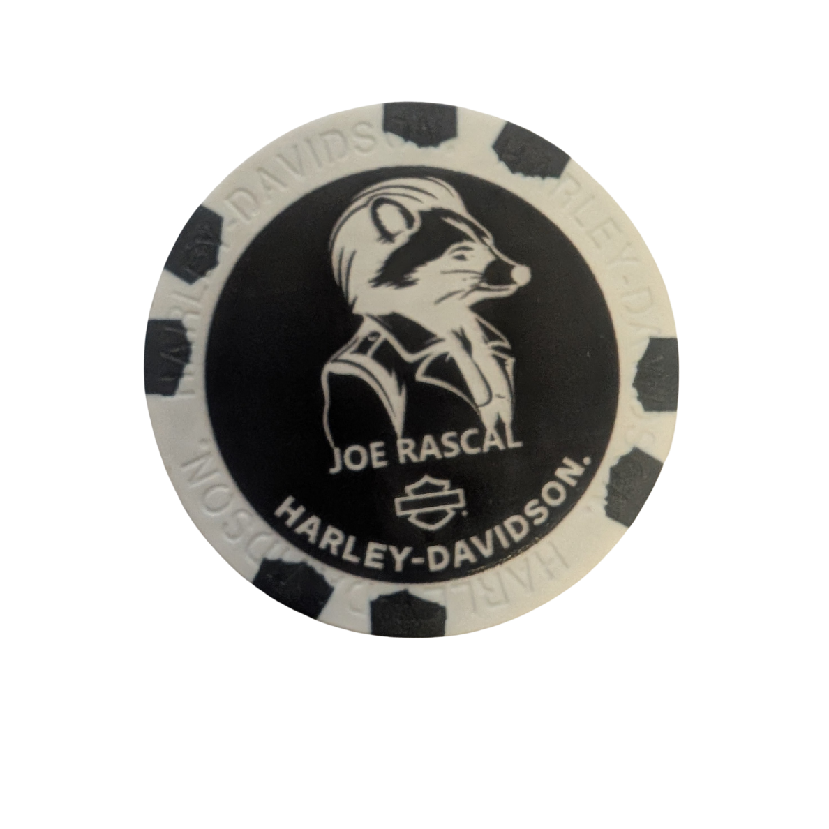 Joe Rascal x Harley-Davidson Collectable Dealer Poker Chip