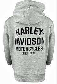 HARLEY-DAVIDSON YOUTH B&S TODDLER FLEECE TERRY PULLOVER HOODIE