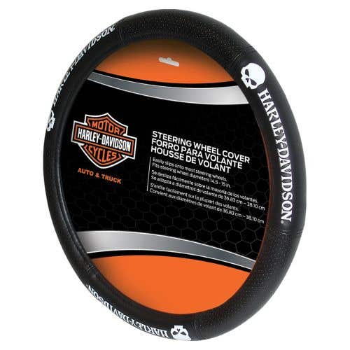 HARLEY-DAVIDSON STEERING WHEEL COVER SPEED GRIP SKULL FIT