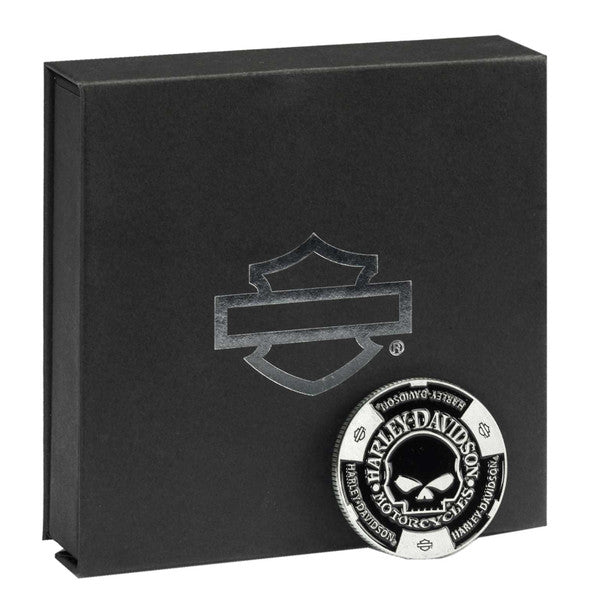 Harley-Davidson Willie G Limited Edition Metal Poker Chip In Case