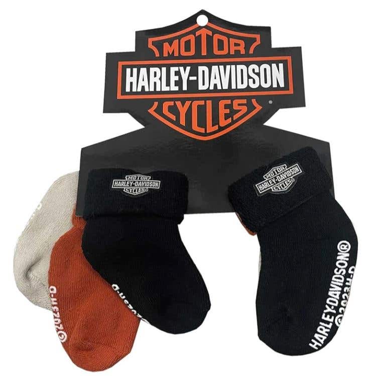 HARLEY-DAVIDSON BOYS 3 PACK SOCKS SET