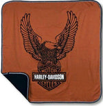 HARLEY-DAVIDSON BOYS BABY UP-WINGED EAGLE RECEIVING BLANKET