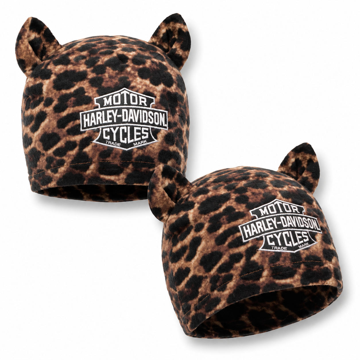 Harley-Davidson Infant Knit Printed Beanie with 3D Ears