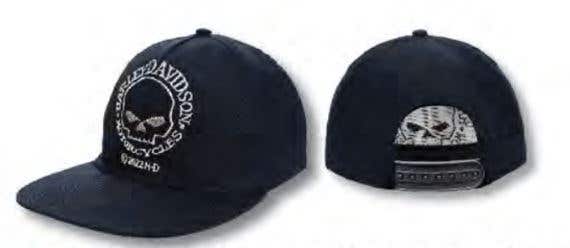 HARLEY-DAVIDSON YOUTH KIDS WILLIE G FLAT BRIM SNAP BACK CAP