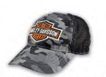 HARLEY-DAVIDSON YOUTH KIDS CAMO BAR & SHIELD CURVE PEAK CAP