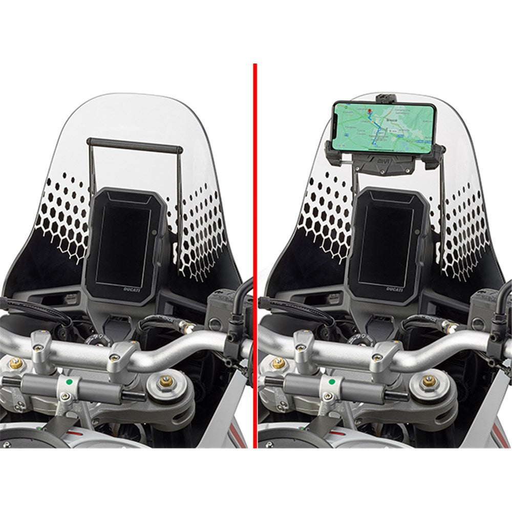 GIVI FAIRING UPPER BAR MOUNT - DUCATI DESERT X 937 22-24