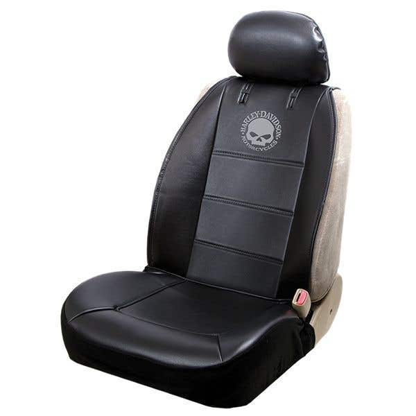 HARLEY-DAVIDSON SEAT COVER SIDELESS SKULL