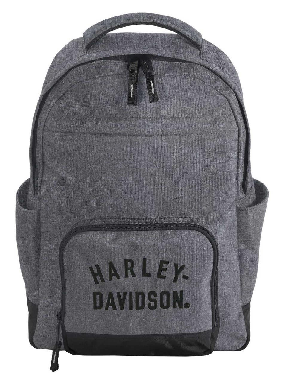 HARLEY-DAVIDSON RUGGED TWILL BACKPACK - GREY