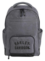 HARLEY-DAVIDSON RUGGED TWILL BACKPACK - GREY