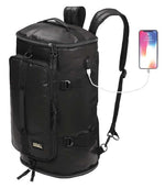 HARLEY-DAVIDSON WATER-RESISTANT TRAVEL HYBRID DUFFEL BAG/BACKPACK