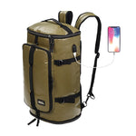 HARLEY-DAVIDSON WATER-RESISTANT HYBRID TRAVEL DUFFEL/BACKPACK HIDE-AWAY BACKPACK STRAP