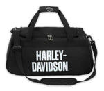 Harley-Davidson American Flag Graphic Duffel Bag – Durable Motorcycle Travel Bag