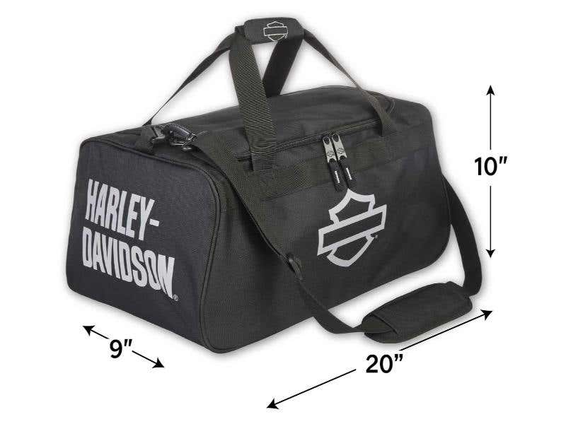 HARLEY-DAVIDSON HD GRAPHIC DUFFEL - OUTLINE BAR & SHIELD