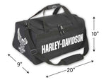 HARLEY-DAVIDSON HD GRAPHIC DUFFEL- WHITE EAGLE