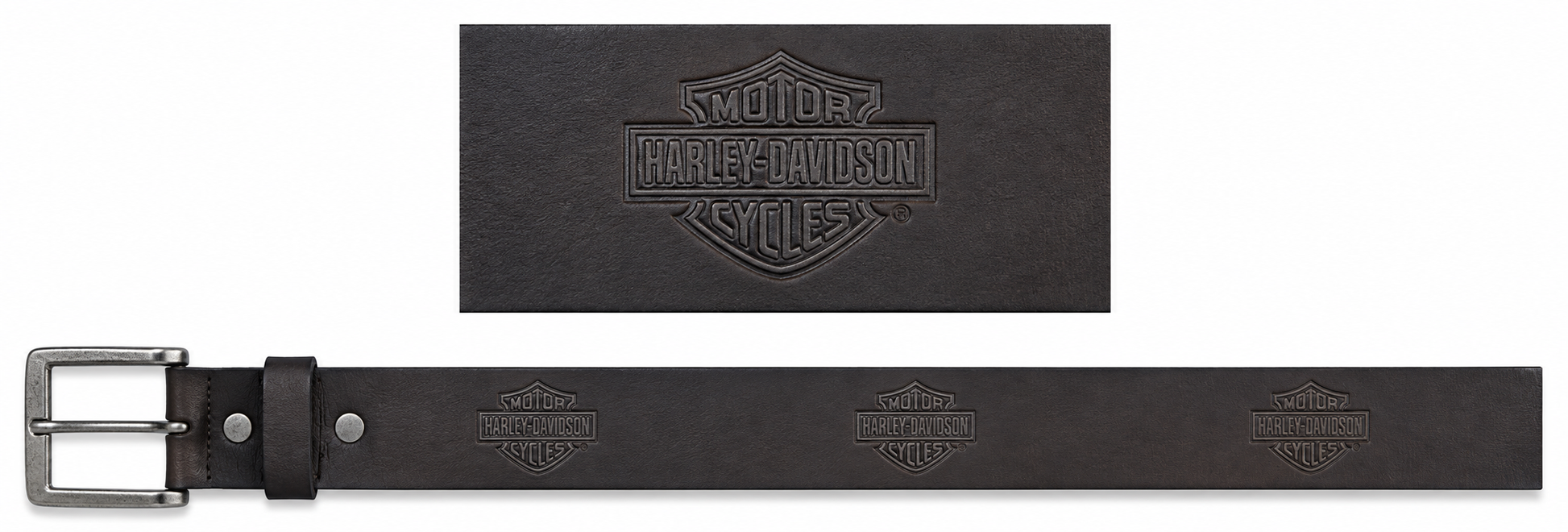 Harley-Davidson Bar & Shield Repeat Belt Black