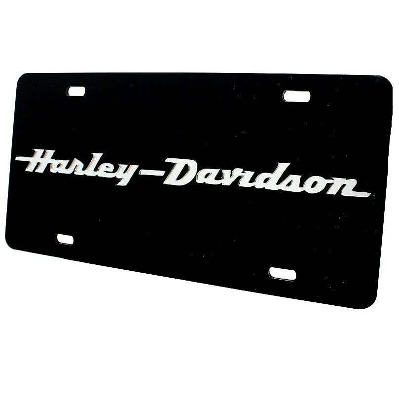 HARLEY-DAVIDSON ACRYLIC INLAY LICENSE PLATE