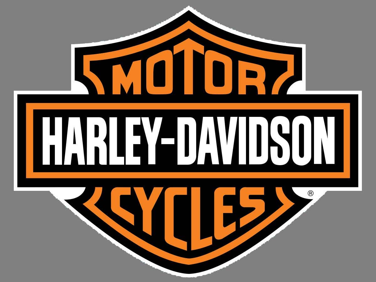 HARLEY-DAVIDSON XL BAR & SHIELD 29 X 37 VINYL DECAL