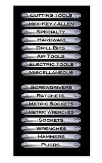 HARLEY-DAVIDSON MAGNETIX TOOLBOX IDENTIFICATION MAGNETS 16 PACK