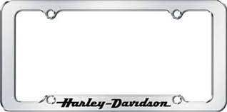 HARLEY-DAVIDSON SCRIPT WITH LETTERS AUTO LICENSE