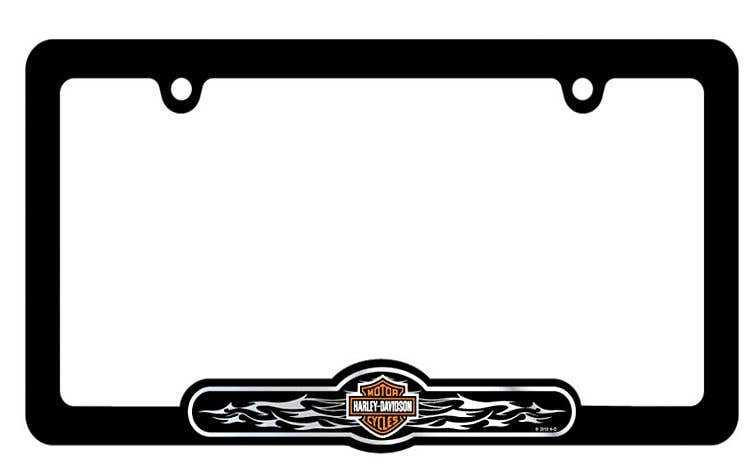 HARLEY-DAVIDSON METAL INSERT LICENSE FRAME