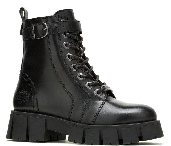 HARLEY-DAVIDSON WOMENS UPLIFT BUCKLE BOOTS