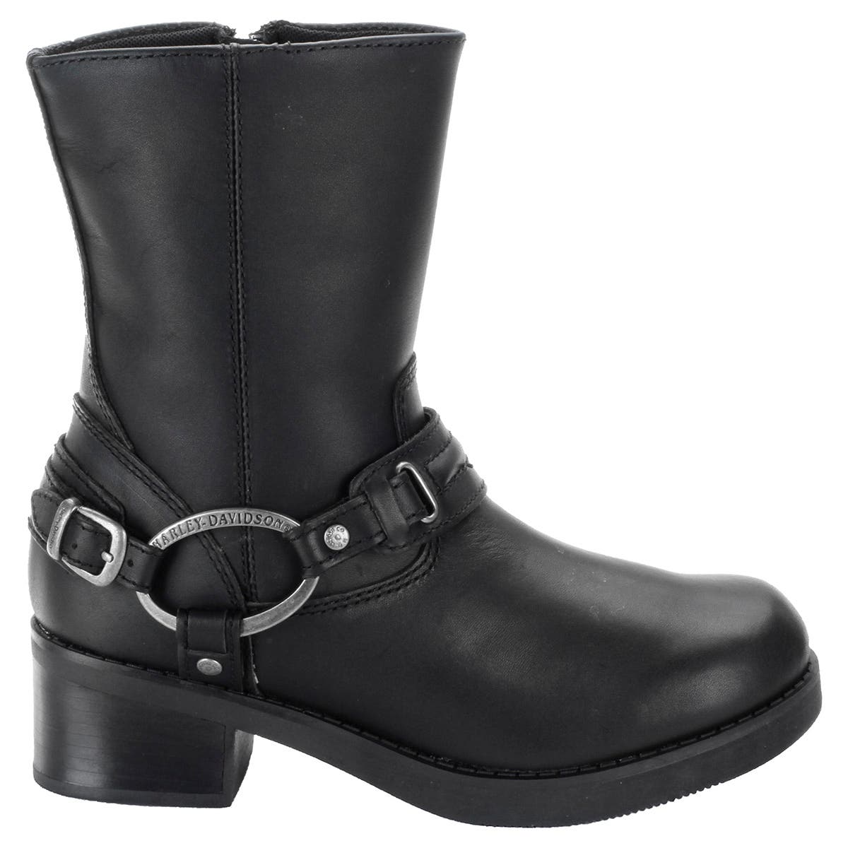 HARLEY-DAVIDSON WOMENS CHRISTA LEATHER BOOTS
