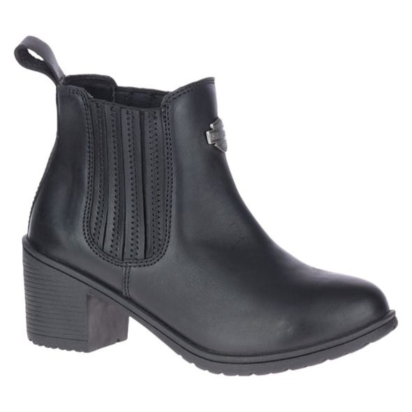 HARLEY-DAVIDSON WOMENS LATONA LEATHER BOOTS