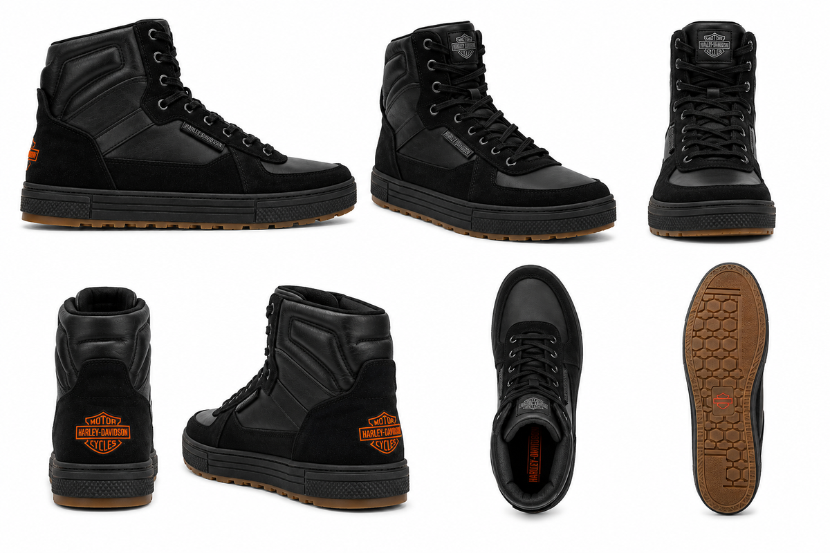 Harley-Davidson Mens Rustin Mid Casual Shoe