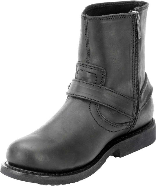 Harley-Davidson Men’s Scout Harness Motorcycle Boots – Black Leather