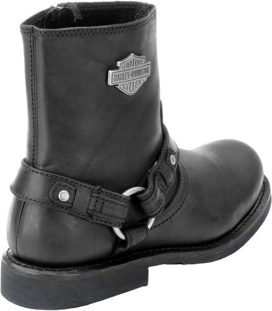 Harley-Davidson Men’s Scout Harness Motorcycle Boots – Black Leather