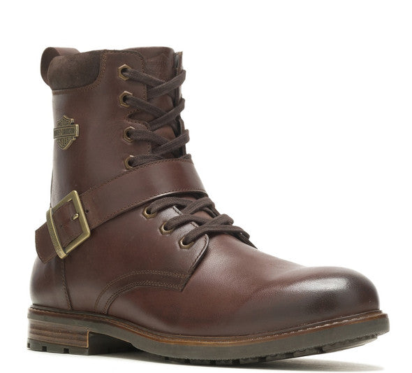 HARLEY-DAVIDSON MENS HICKLYN STRAP RIDING BOOTS