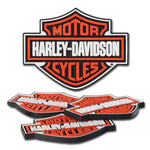 HARLEY-DAVIDSON BAR AND SHIELD LOGO RUBBER DRINK COASTERS SET