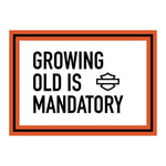 HARLEY-DAVIDSON GROWING OLD - BIRTHDAY CARD