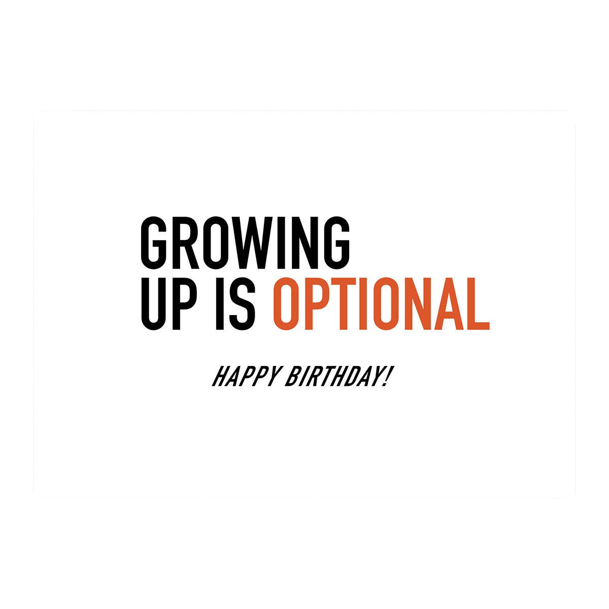 HARLEY-DAVIDSON GROWING OLD - BIRTHDAY CARD