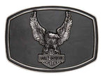 HARLEY-DAVIDSON MENS EAGLE BAR & SHIELD BELT BUCKLE