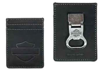 HARLEY-DAVIDSON MENS REFUEL BOTTLE OPENER CARD CASE