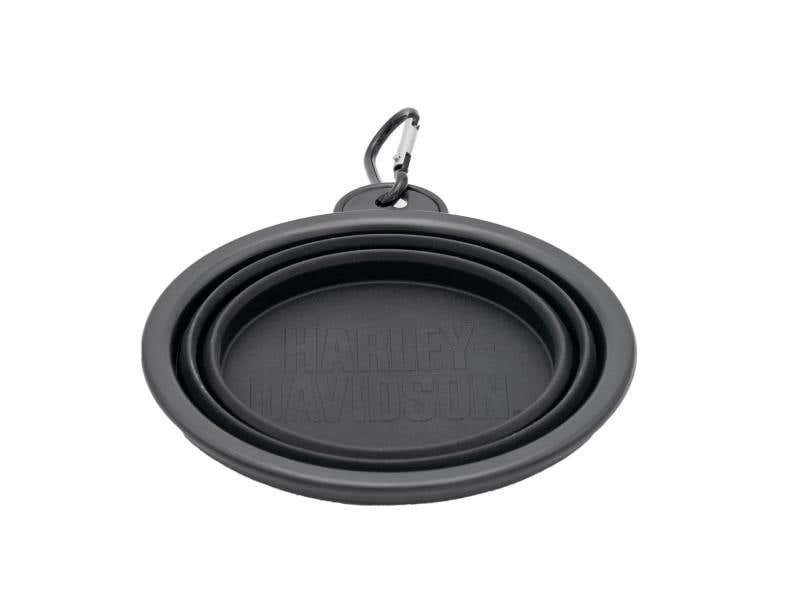 HARLEY-DAVIDSON COLLAPSIBLE PET BOWL