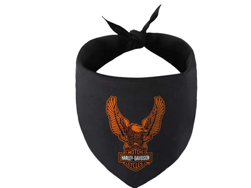 HARLEY-DAVIDSON B&S EAGLE PET BANDANA - LG/XL