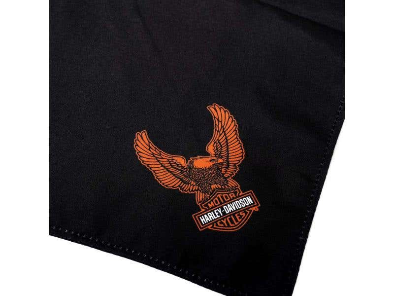 HARLEY-DAVIDSON B&S EAGLE PET BANDANA - LG/XL