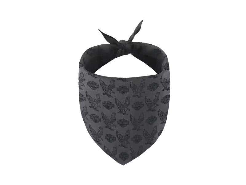 HARLEY-DAVIDSON REPEAT B&S EAGLE PET BANDANA - SM/MED