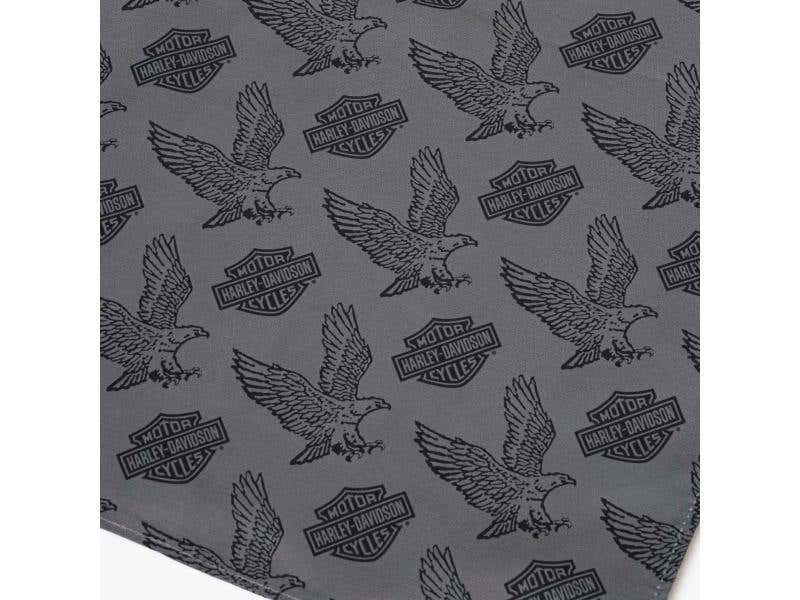 HARLEY-DAVIDSON REPEAT B&S EAGLE PET BANDANA - SM/MED