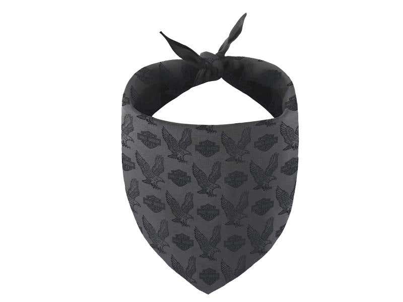 HARLEY-DAVIDSON REPEAT B&S EAGLE PET BANDANA - LG/XL
