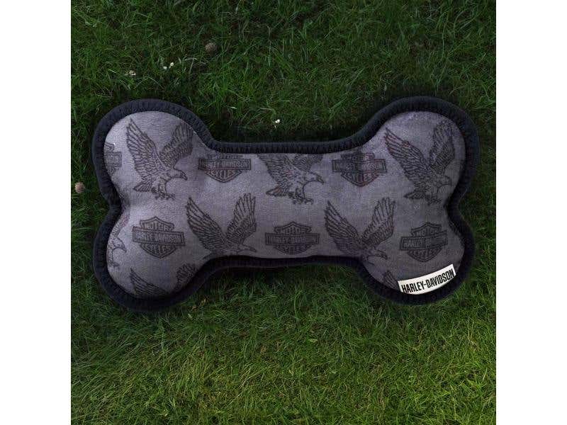 HARLEY-DAVIDSON REPEAT B&S EAGLE PLUSH BONE TOY