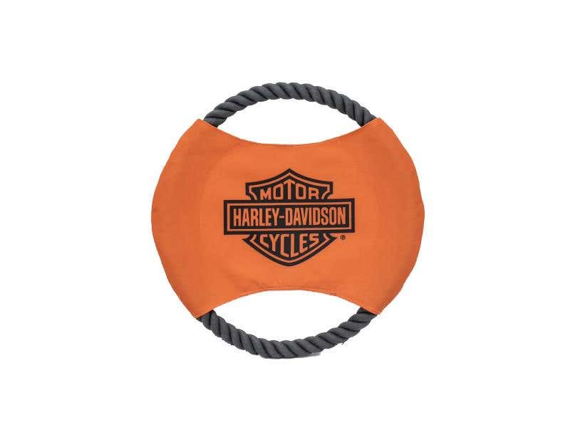 HARLEY-DAVIDSON B&S ROPE DISC TOY - LG