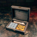 HARLEY-DAVIDSON OPEN BAR & SHIELD STONE ICE CUBE TRAVEL SET