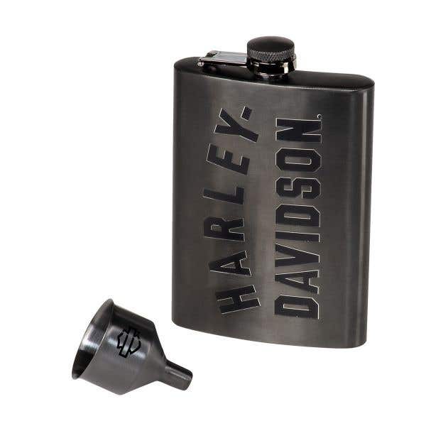 HARLEY-DAVIDSON MATTE BLACK FLASK