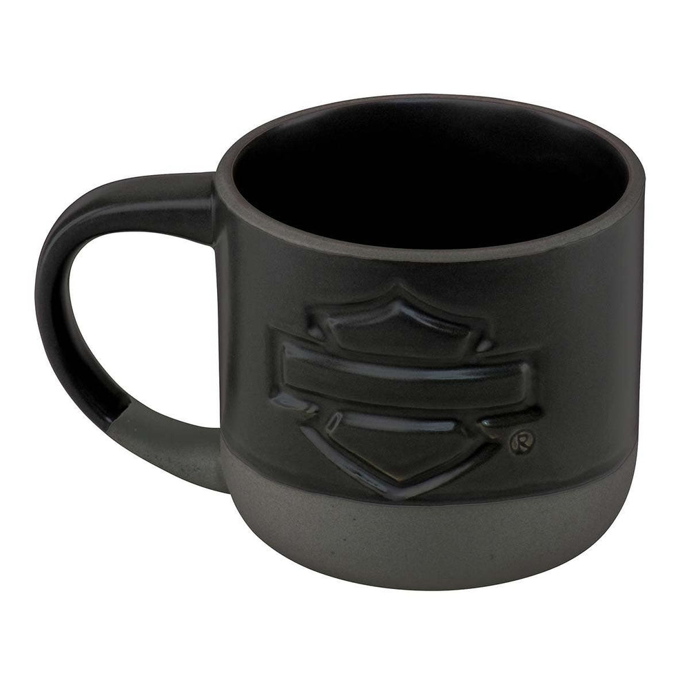 HARLEY-DAVIDSON OPEN BAR & SHIELD MUG