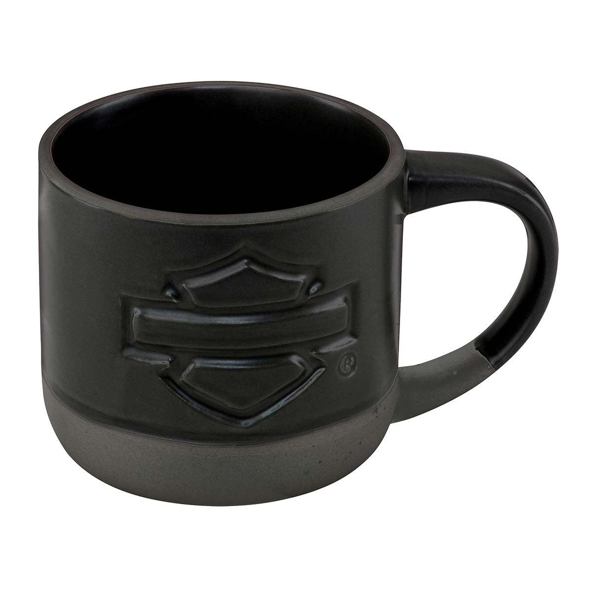 HARLEY-DAVIDSON OPEN BAR & SHIELD MUG