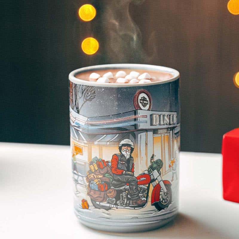HARLEY-DAVIDSON H-D 2024 BIKER SANTA MUG