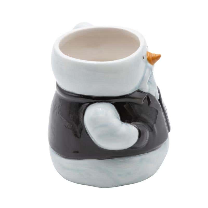 HARLEY-DAVIDSON H-D BIKER SNOWMAN SCUPLTED MUG